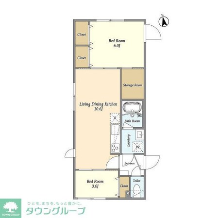 ウェルスクエア永福町の物件間取画像
